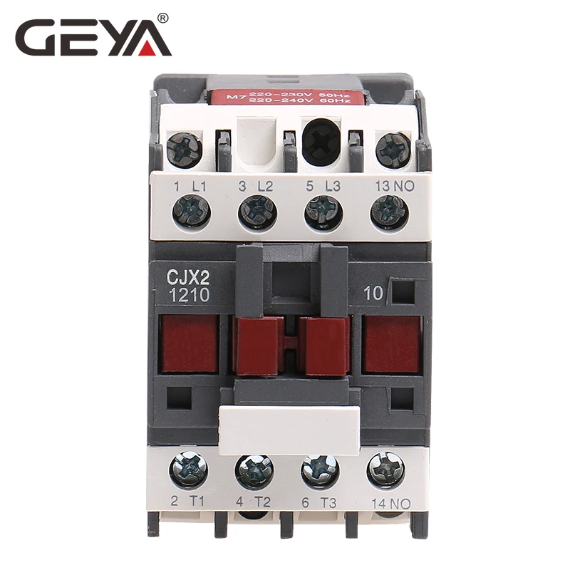 GEYA CJX2 1210 Din Rail Telemecanique контакторов переменного тока 220V магнитный контактор 380V AC