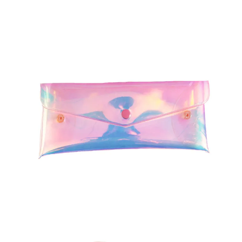 Женская голографическая сумка для кистей макияжа прозрачная Лазерная
