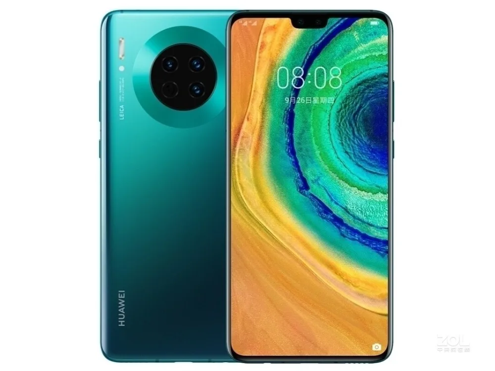 Мобильный телефон huawei mate 30 Kirin 990 Android 10,0 6,6" FHD 2340X1080 8 Гб ram 128 ГБ rom 40.0MP 40 Вт супер зарядное устройство IR Qi