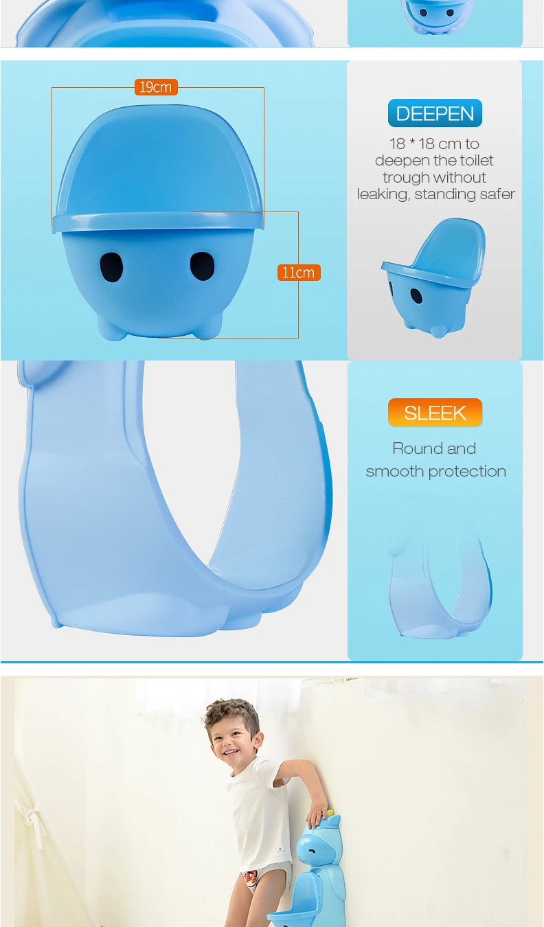Topbele Baby Urinal Boy Wall Hanging Large Type Urodochium Child Catamite Stand Children