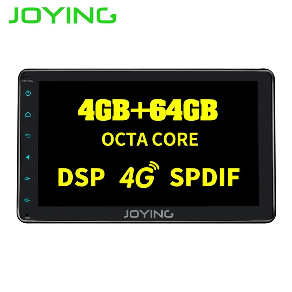 JOYING, новинка, 8 дюймов, 1 din, универсальный сенсорный экран, 4G, DSP, автомагнитола, Android 8,1, автомагнитола, SPDIF, стерео, gps, без CD/DVD