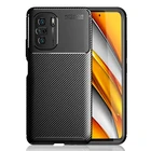 Poco-f3 чехол тонкий углеродное волокно чехлы для телефонов xiaomi mi pocophone маленький poco f3 f 3 3f 6,67 ''мягкий силиконовый ударопрочный чехол для coque