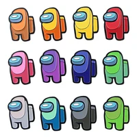pf095 dongmanli game astronaut figures cute enamel pins badge brooch backpack bag collar lapel jewelry gifts for friends
