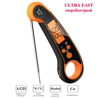 instant read meat thermometer best waterproof ultra fast digital food milk water thermometer for outdoor cooking bbq and kitchen