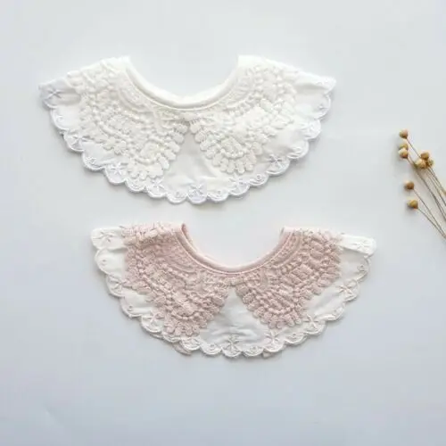 Emmaaby детский кружевной нагрудник для младенцев красивый с искусственным