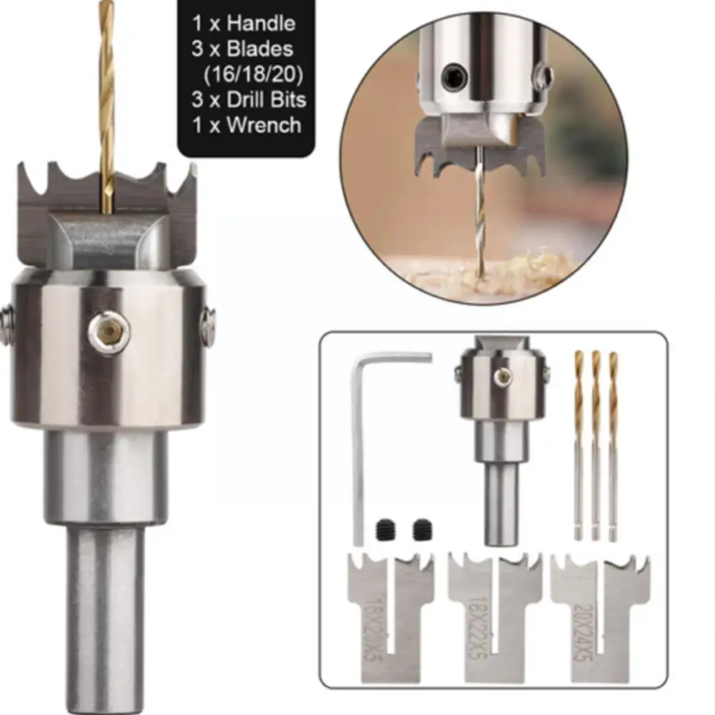 

16mm 19mm Woodworking Drill Ring Knife Pattern Bead Tools For Personalizing Excellent Tools Make Set Rings 1 Home Necklaces L7F0