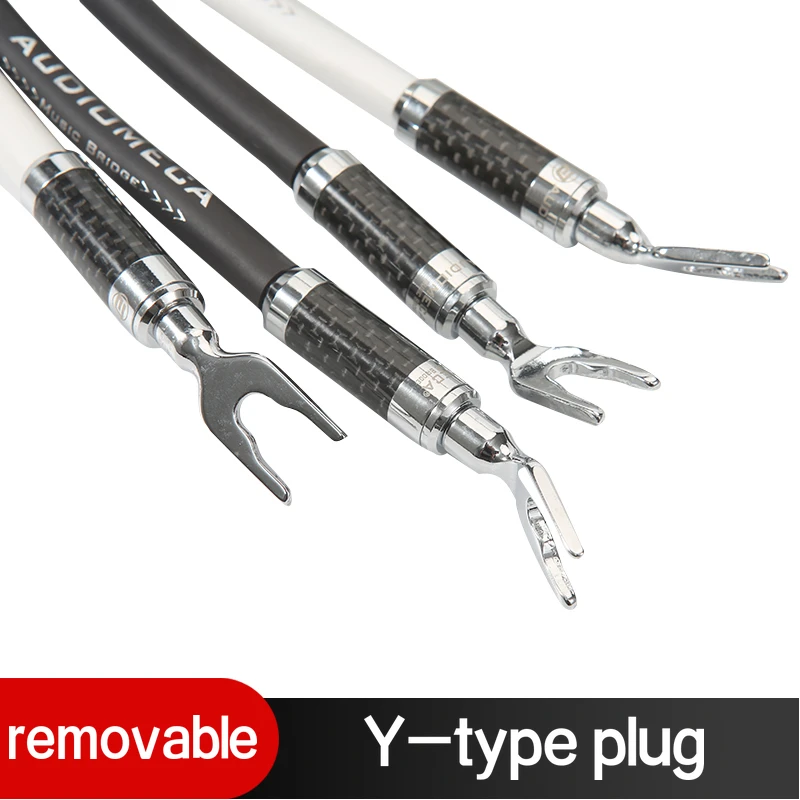 Audiomeca hifi акустический кабель с одним кристаллом медный посеребренный проводник