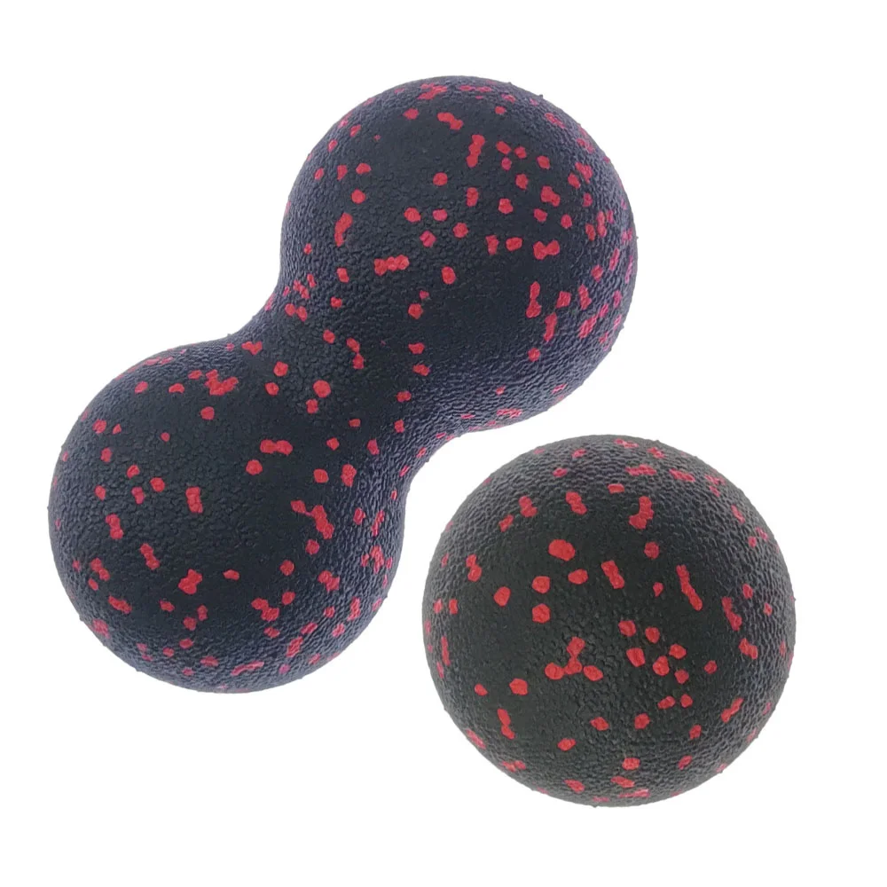 Мяч для массажа в виде арахиса EPP Lacrosse Myofascia Ball легкий мяч высокой плотности