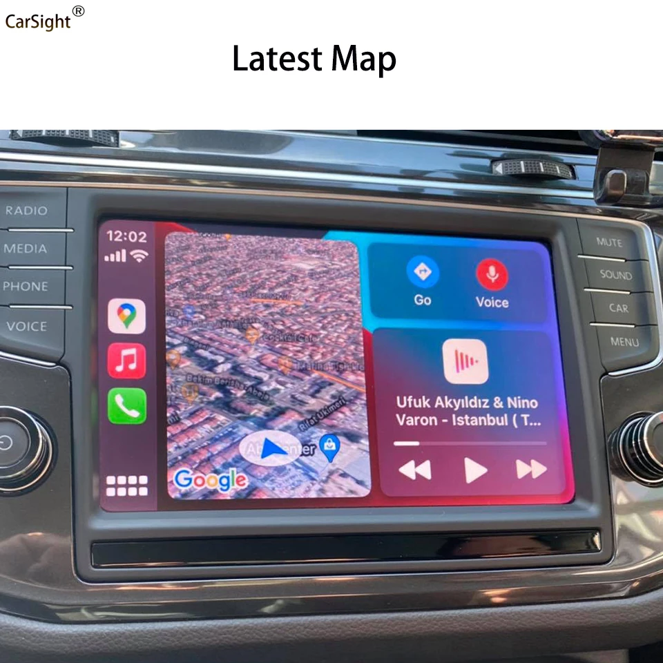 

CarSight Car Radio Screen Upgrade Decoder Box Android Auto Interface Module For CarPlay VW Golf 7 2012 2013 2015 2017 GPS