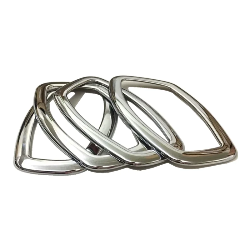 

For Renault Clio 4 2013 2014 2015 2016 2017 2018 ABS Mirror Car Silver Interior Door Bowl Cover Trim Auto Accessories sticker