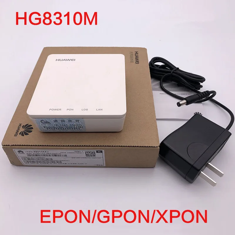 10pcs/Lot 100% Original New Huawei HG8310M XPON ONU / EPON /GPON Router Cable Fibra Optica Router English Version