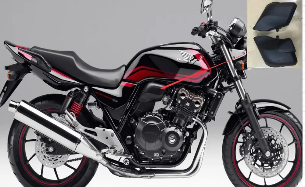 1 пара накладок ABS боковая дышащая крышка корпуса защитная рамка для Honda CB 400 CB400 VTEC