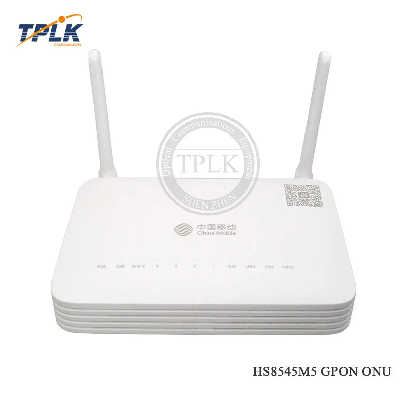 Оригинальная новая версия HS8545M5 Gpon wifi Ont onu 1GE + 3FE VOICE USB английская прошивка модем