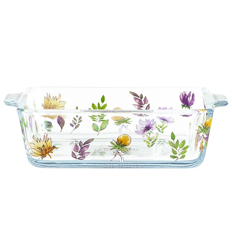 Посуда из боросиликатного стекла поднос для выпечки миска риса бытовая