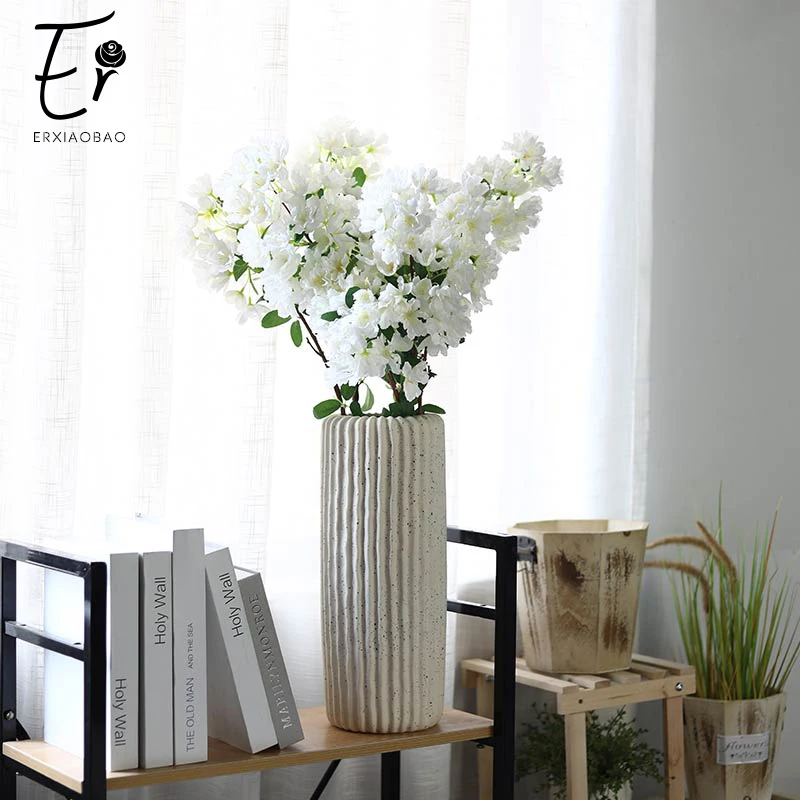 Erxiaobao синие белые розовые Lagerstroemia Искусственные цветы вишня высококачественные