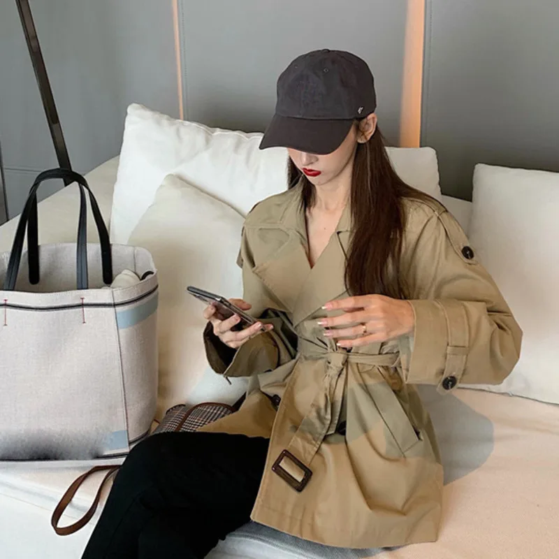 [EWQ] 2020 весна осень новый длинный рукав размера плюс пальто женское корейский