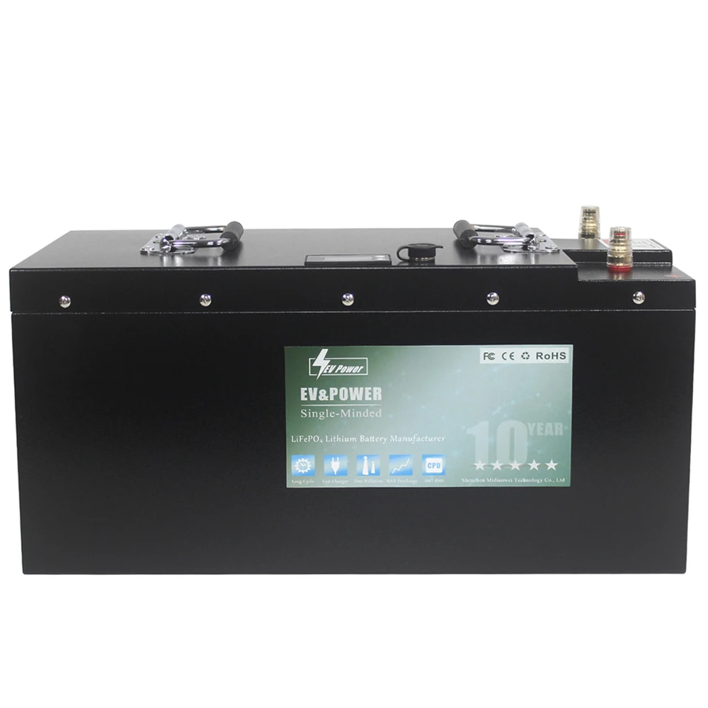 Литий-ионный аккумулятор LiFePO4 24 в 100 ач с BMS В аккумуляторные батареи для RV Robot AGV
