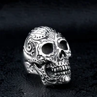 men rings steampunk skull ring vintage punk rock biker rings party gift for men knuckle ring jewelry accessories