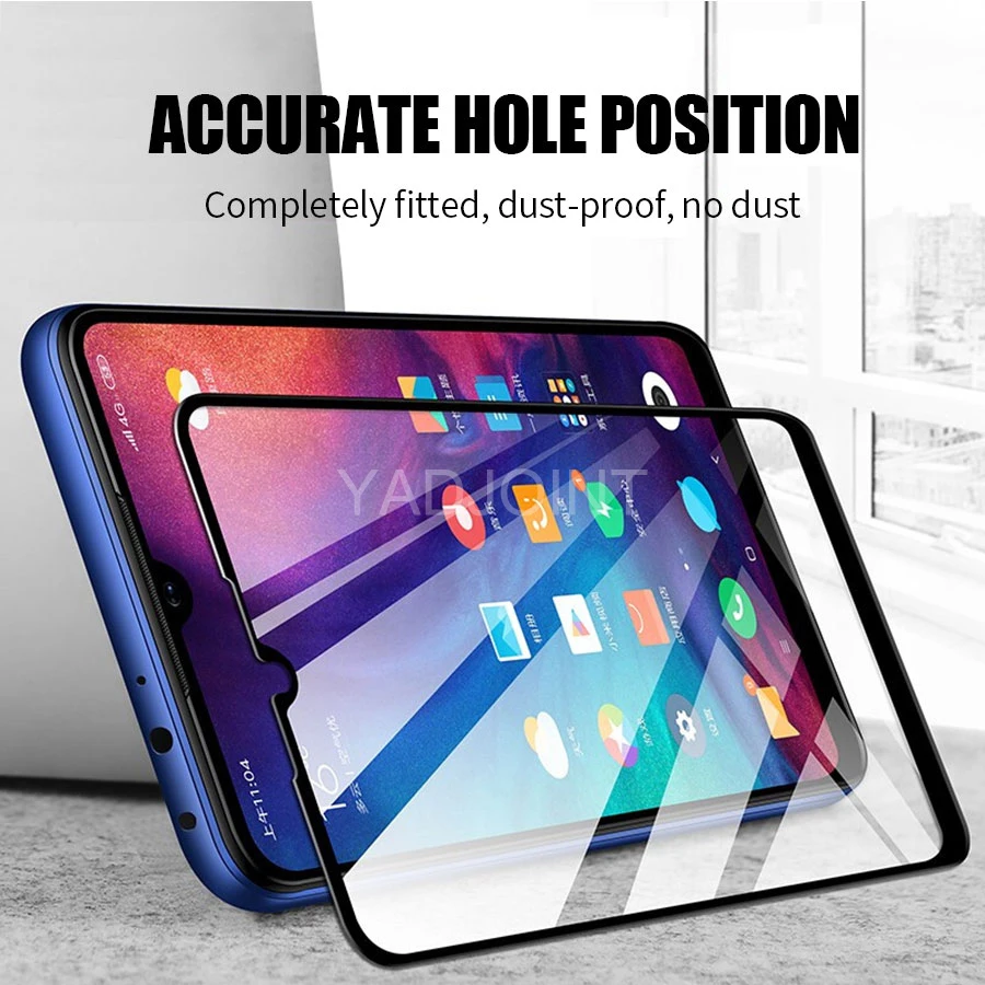6D полное клеевое покрытие закаленное стекло пленка для Xiaomi Redmi Note 7 6 K20 Pro 6A Mi 9T 9 8 A2