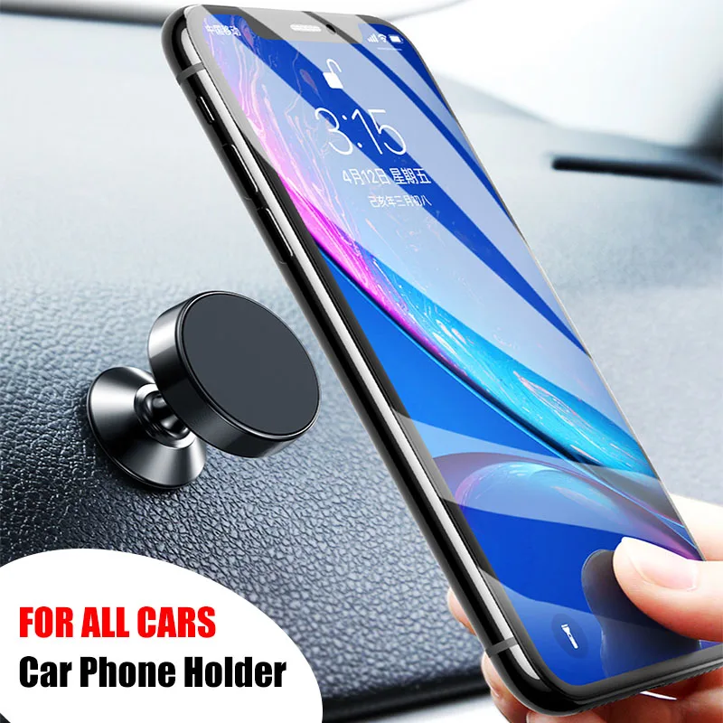 

FOR FORD MAZDA HONDA TOYOTA BMW BENZ Metal Magnetic Car Phone Holder Mini Air Vent Clip Mount Magnet Mobile Smartphones Stand