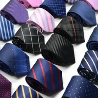 mens ties stripe flower floral 8cm 100 styles silk jacquard necktie accessories daily wear cravat wedding party gift for man