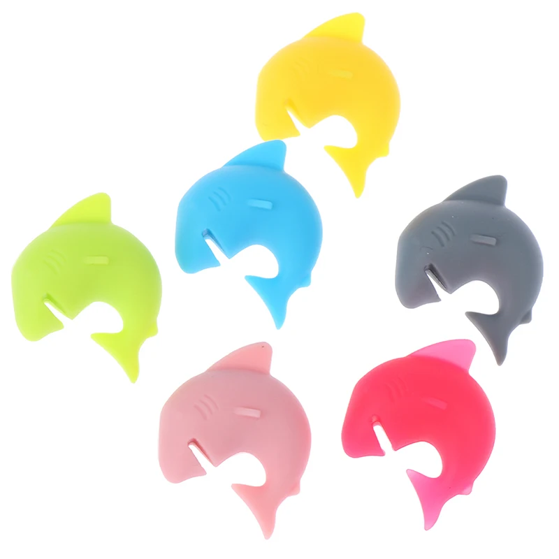 6 шт. Силиконовый красный маркер на стакан для вина креативная наклейка в виде