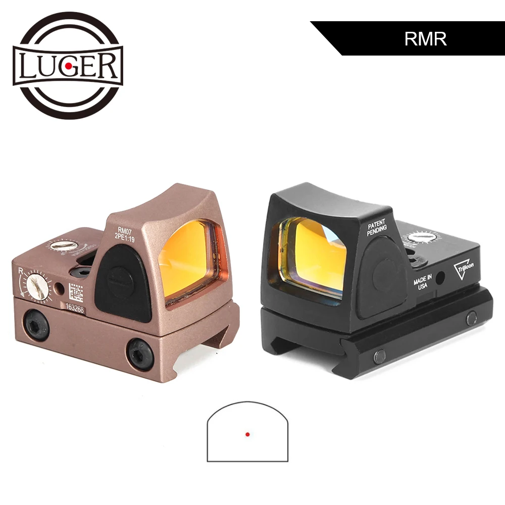 Оптический прицел LUGER RMR с красной точкой для охоты Вивера 20 мм|Оптические