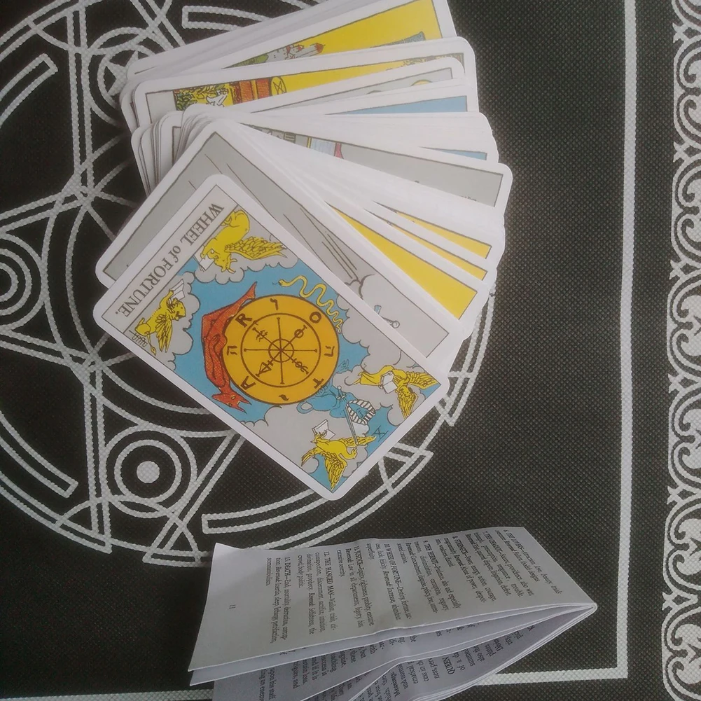 1 комплект колоды Для Таро колода для карт с гидом карточка прогноза Арта |