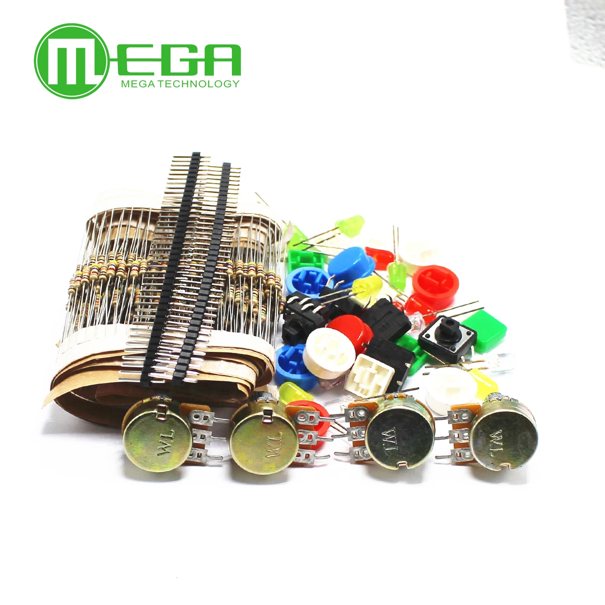 1 набор универсальных деталей удобный портативный резисторов для Arduino стартовый