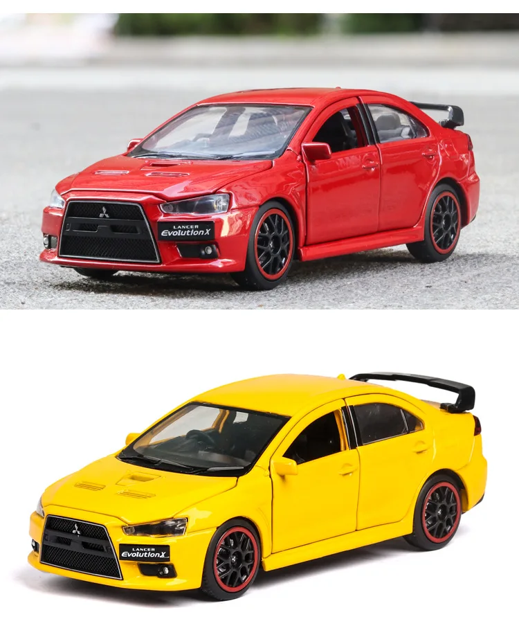 Литье под давлением 1:32 Lancer EVOlution X Коллекционная модель автомобиля из металлического сплава симуляторы машины игрушки для детей Подарки для детей