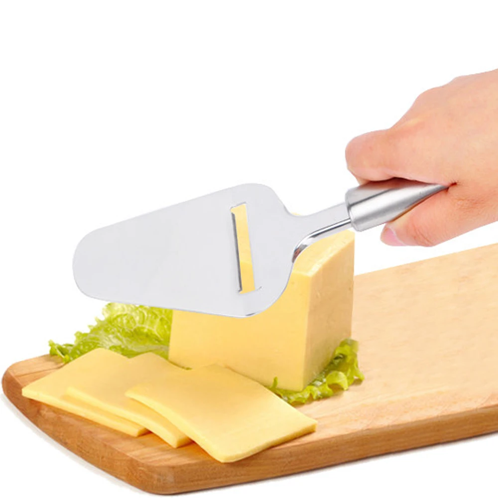 

New 1PC Cheese Peeler Multifunctional Stainless Steel Cheese Slicer For Kitchen Cheese Cakes Pizzas Ham Potato Cutter