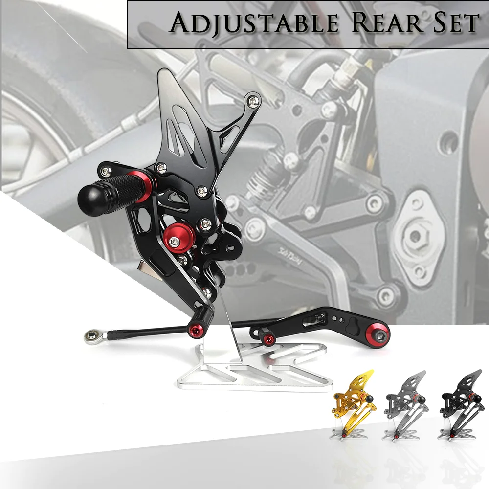 Motorcycle CNC Footrest Rear Sets Adjustable Rearset Foot Peg for SUZUKI GSXR 600 GSX-R 750 K6 K8 GSX-R600 GSX-R750 2006-2010 | Автомобили