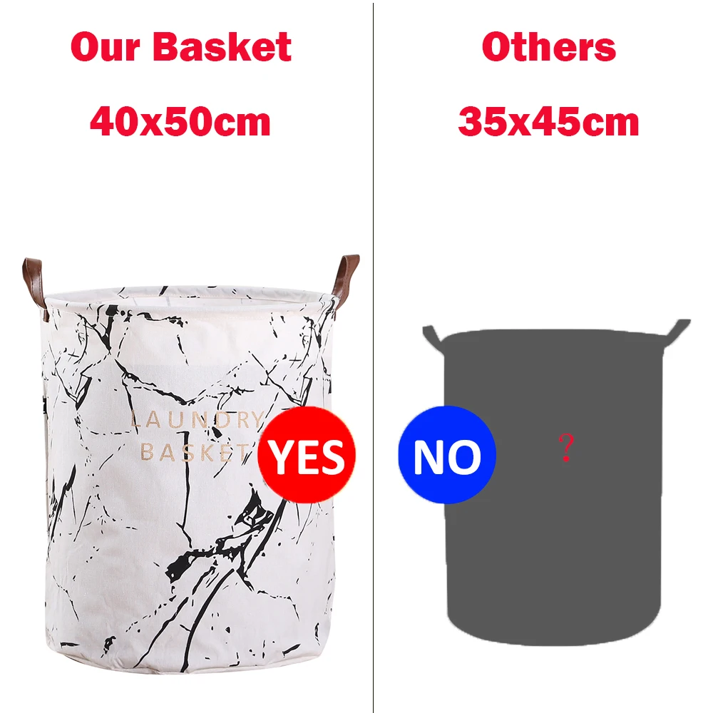 Большой складной грязного белья корзина для хранения бумаг Водонепроницаемый