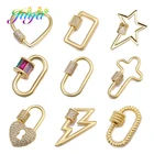 Juya DIY креативные карабины крепеж болт крючок винтовой замок застежки аксессуары для рукоделия кулон Панк принадлежности для изготовления ювелирных изделий