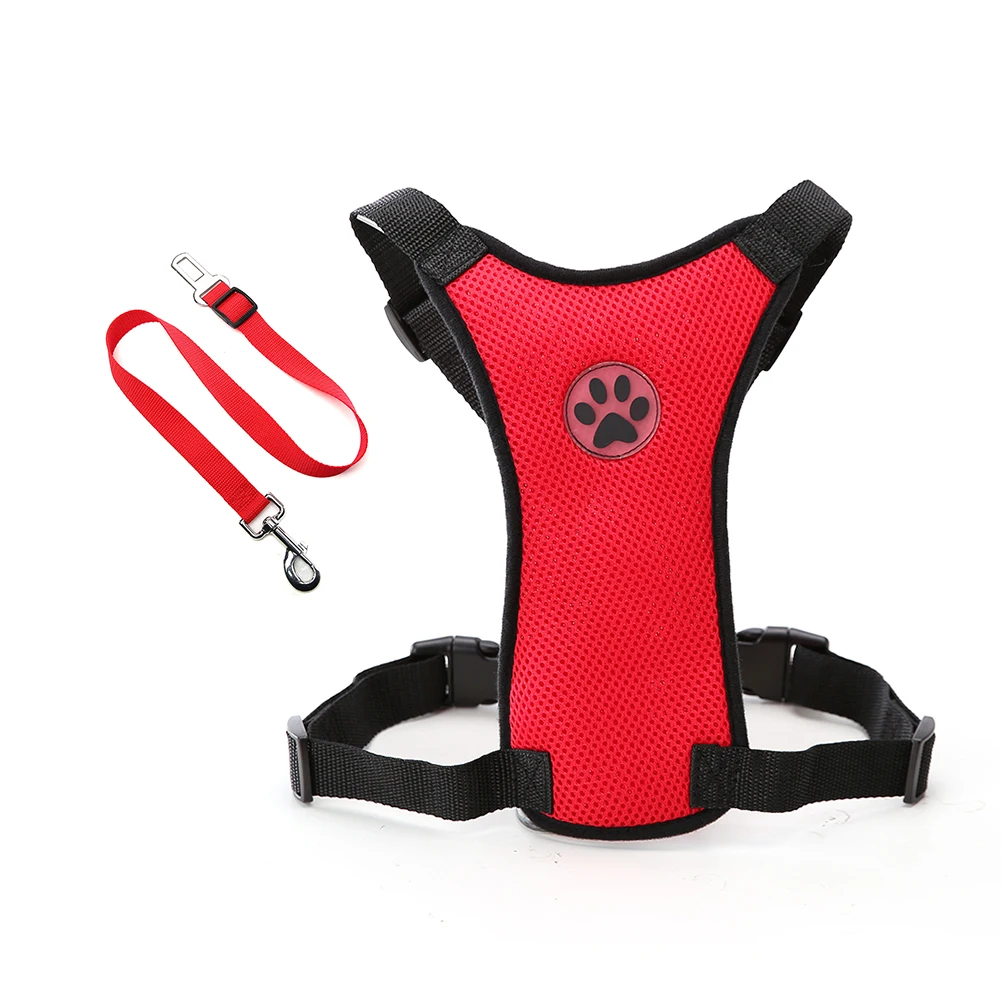 Сетчатый автомобильный поводок для домашних животных легкие прогулочные