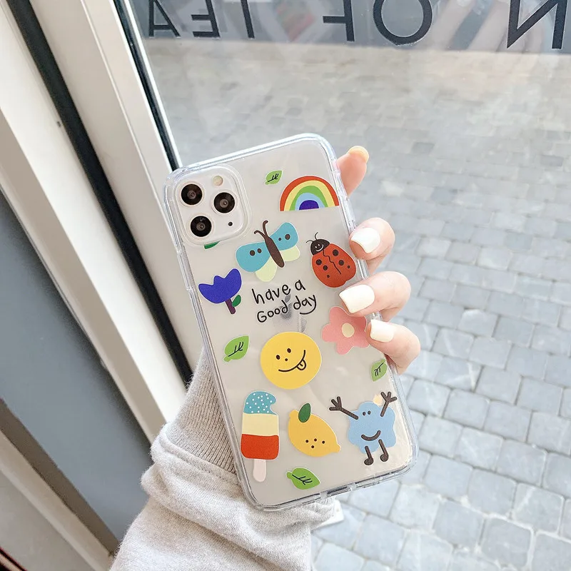 Funny Cute Phone case For Samsung S20 S10 S8 S9 plus S10e a50 A51 A71 A70 S7 A5 a8 a9 a30 a80 a90 Note 8 9 10 Soft Cover |