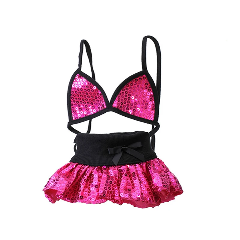 Новая разработка бикини Стиль собака платья летняя одежда для девочек блестящие