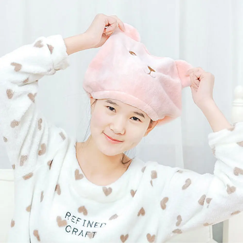 Мультяшный тюрбан для волос искусственное полотенце головная повязка крышка