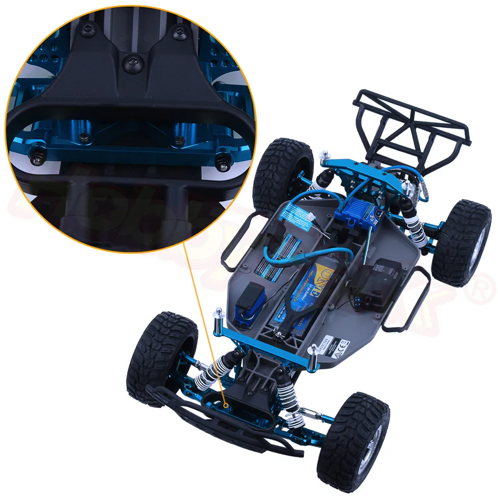 Металлическая алюминиевая передняя перегородка 2530 для Traxxas Slash 2WD 1/10 короткая