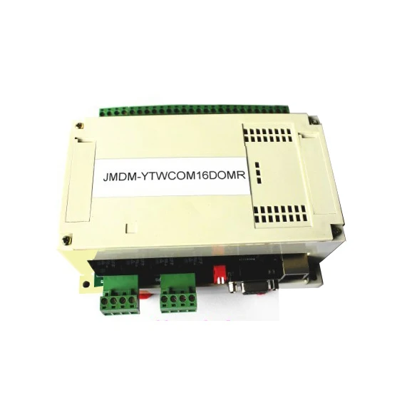

New Ethernet communication 16YTWDOMR RJ45 network port serial port controller 16 way relay weak electric control strong electri