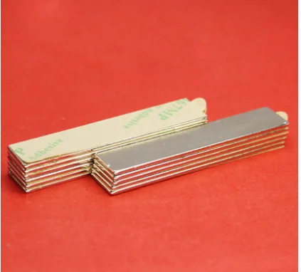 10 шт. N35 миниатюрные супер сильные блочные магниты с 3M клейким редкоземельным