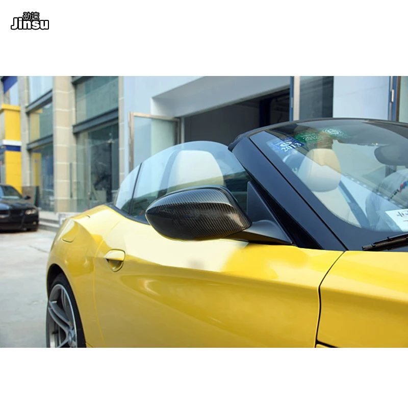 2 шт. карбоновые крышки для зеркала заднего вида BMW Z4 20i 28i 30i 35is 2009 - 2018 | Автомобили и