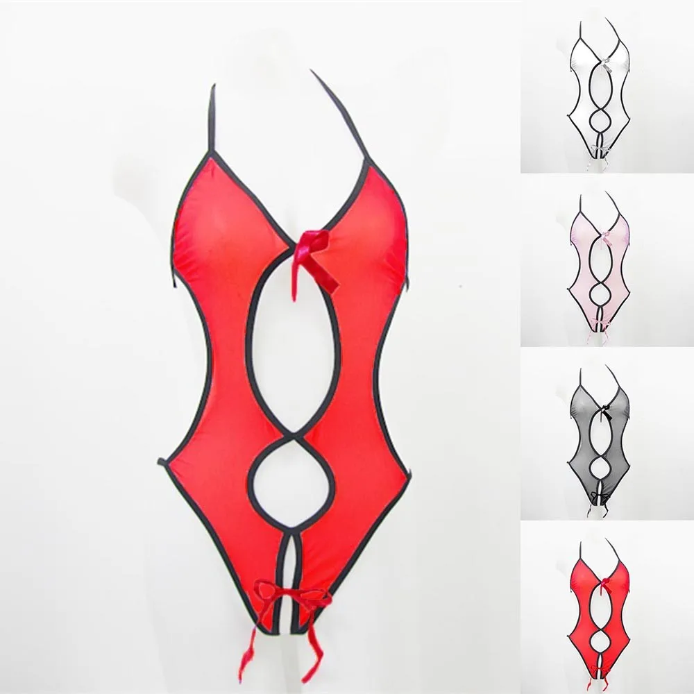 

Men Sexy Lingerie Thongs Open-end Lacing Bodysuit See-through Mesh Underwear G-string Sissy Exotic Jumpsuit
