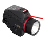 Тактический светодиодный светильник для пистолета, лазерный прицел в красную точку, военный пистолет для страйкбола, светсветильник для мини-пистолета 20 мм