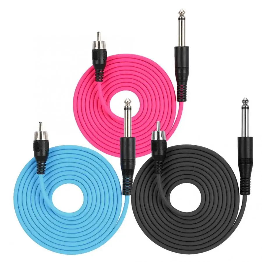 Silicone Tattoo Hook Line for Straight RCA Interface Machine Power Supply Accessories Clip Cord Wire Cable | Красота и здоровье
