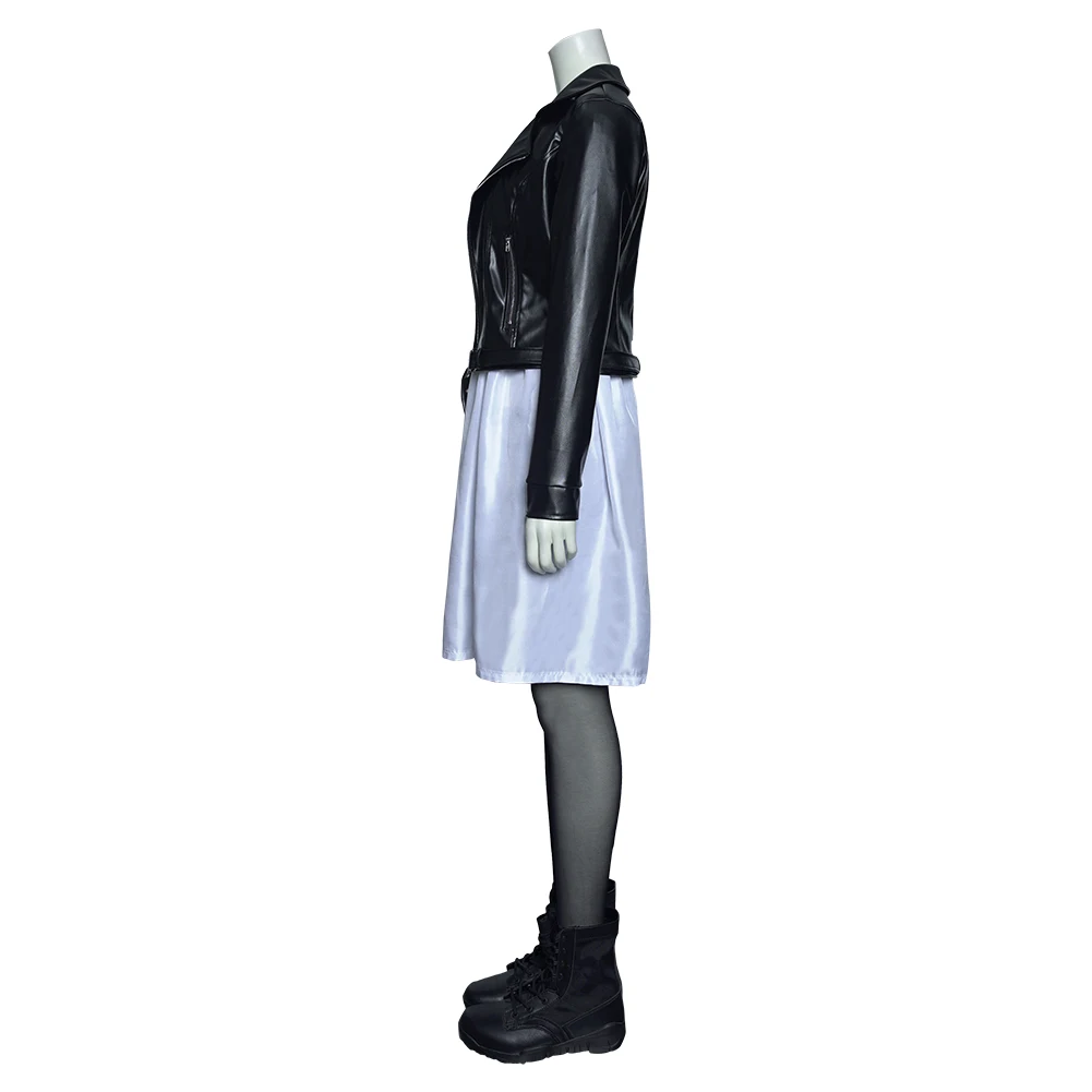

Bride of Chucky Tiffany Cosplay Costume Coat Dress Outfits Halloween Costumes