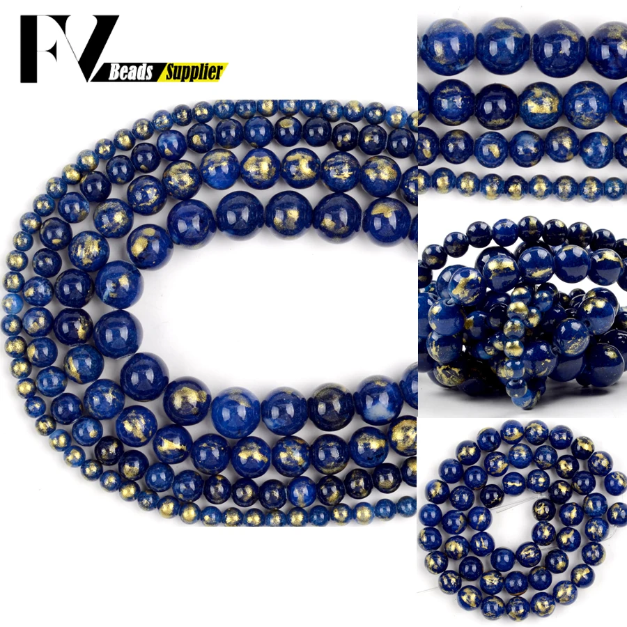 Бусины из нефрита и лазурита для изготовления ювелирных изделий сделай сам