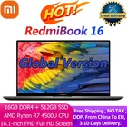 Ноутбук Xiaomi, RedmiBook 16, Ryzen Edition, AMD R7-4700U 16 Гб DDR4 512 Гб SSD, дисплей 16,1 дюйма, 100% sRGB, ноутбук