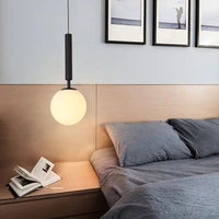 nordic bedside kitchen island pendant light modern bedside hanging lamp led lighting fixture popular suspension lights