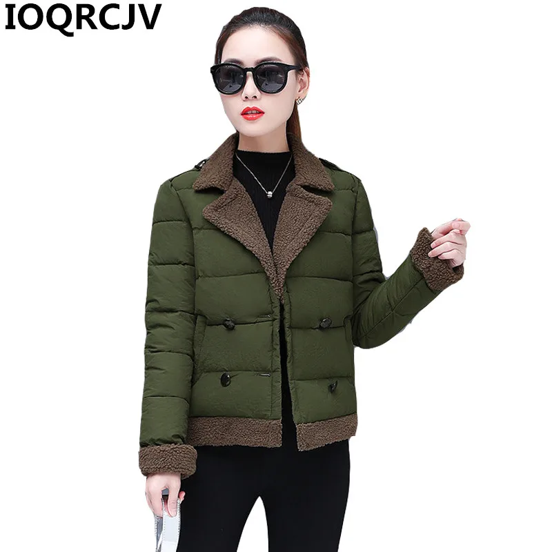 2022 Новая зимняя Женская парка модная женская куртка зимнее пальто короткая